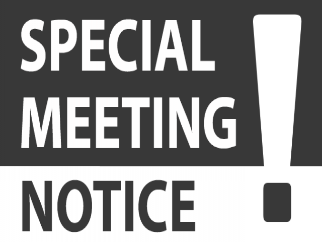 Special Meeting graphic
